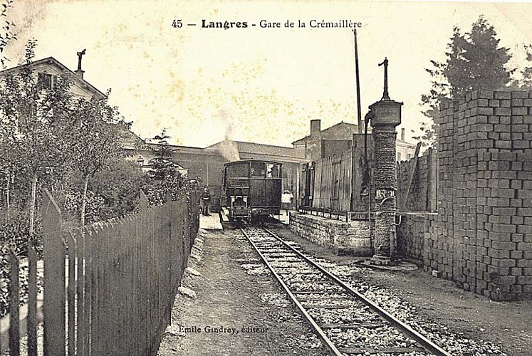 Carte postale de la Crémaillère de Langres
