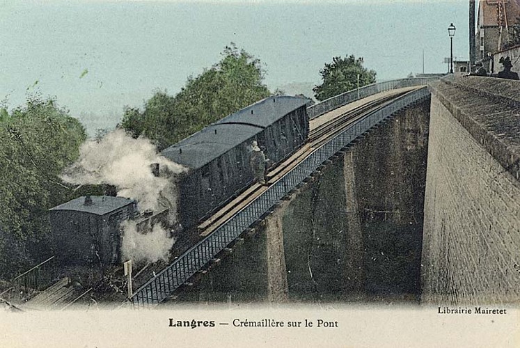 Carte postale de la Crémaillère de Langres