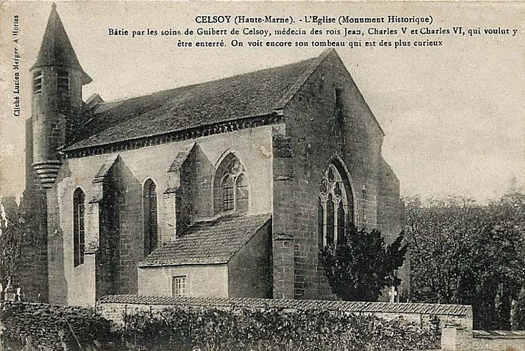 Carte postale de l'église de Celsoy