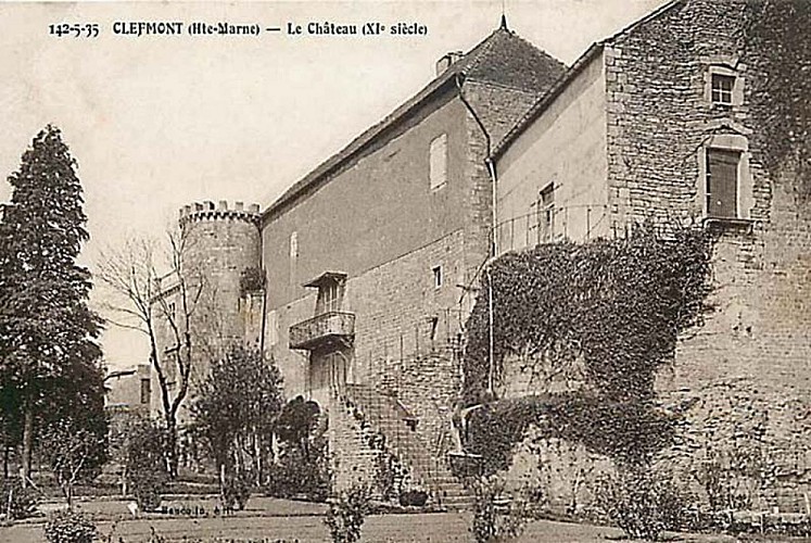 Carte postale du château de Clefmont