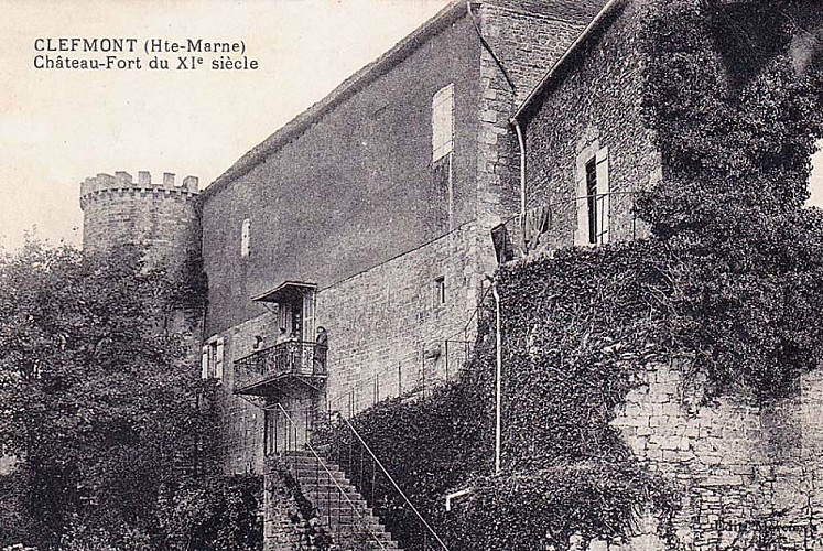 Carte postale du château de Clefmont