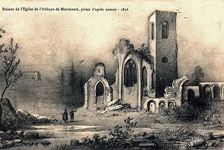 Carte postale de l'Abbaye de Morimond