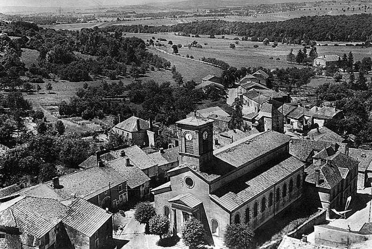 Carte postale de l'église d'Enfonvelle