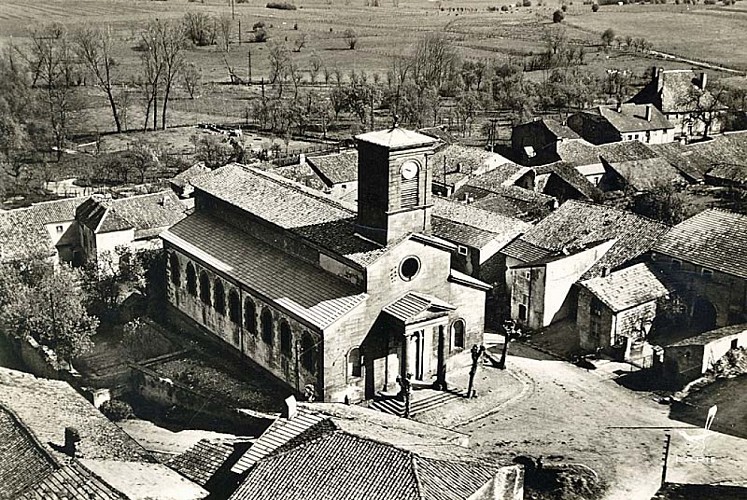 Carte postale de l'église d'Enfonvelle