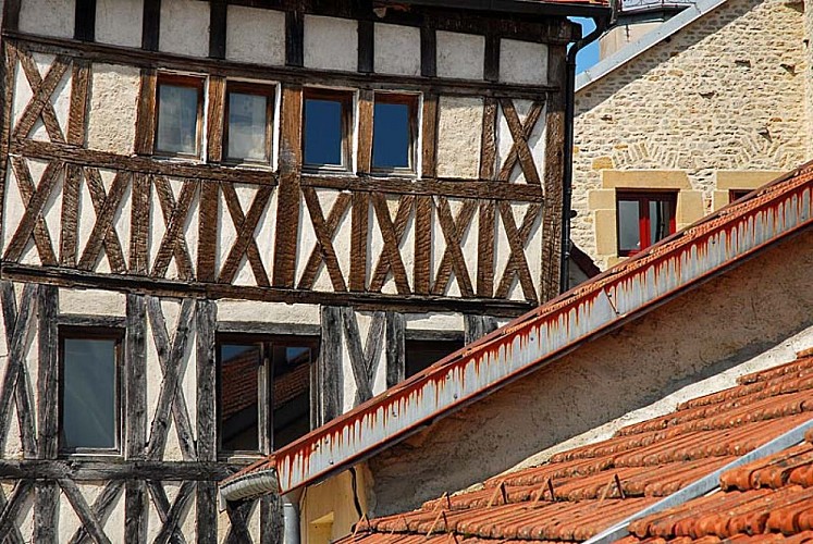 Maison à pan de bois à Langres