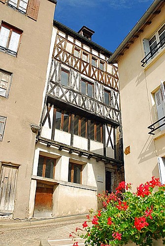 Maison à pan de bois à Langres