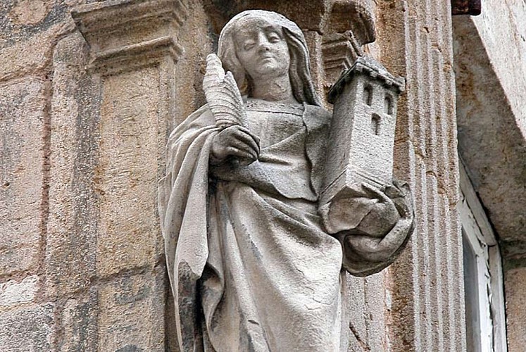 Niche rue Jean-Roussat à Langres