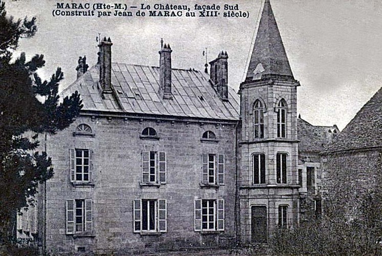 Carte postale du château de Marac