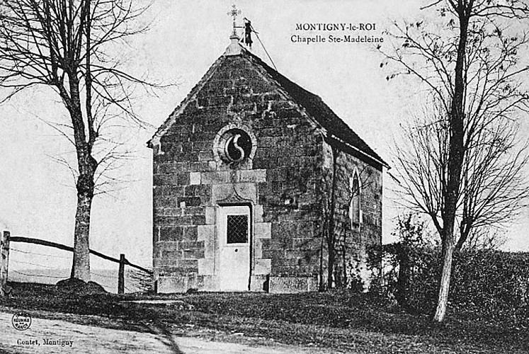 Carte postale de la chapelle Sainte-Madeleine à Montigny-le-Roi