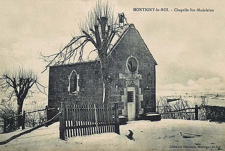 Carte postale de la chapelle Sainte-Madeleine à Montigny-le-Roi