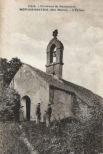 Carte postale de la chapelle de Trestondam à Montormentier