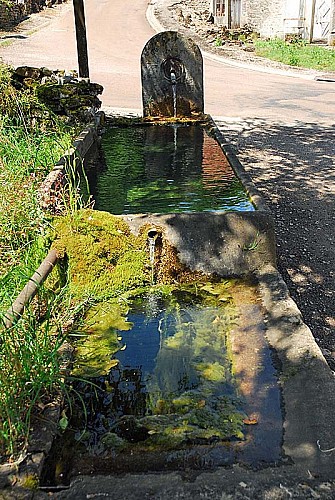 Fontaine pisse-doux à Vieux-Moulins