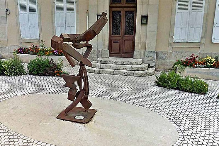 Sculpture Charles Auer à Occey
