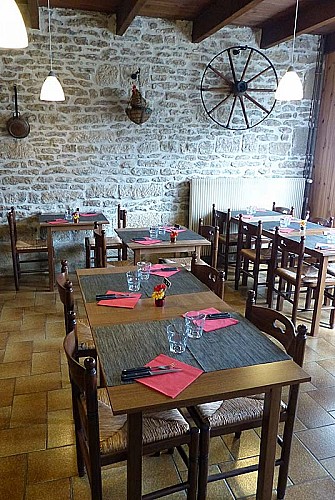 Restaurant du camping Hautoreille à Bannes