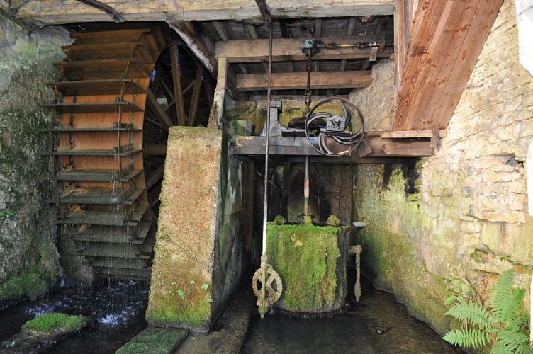 Moulin de la Fleuristerie - roue a aube