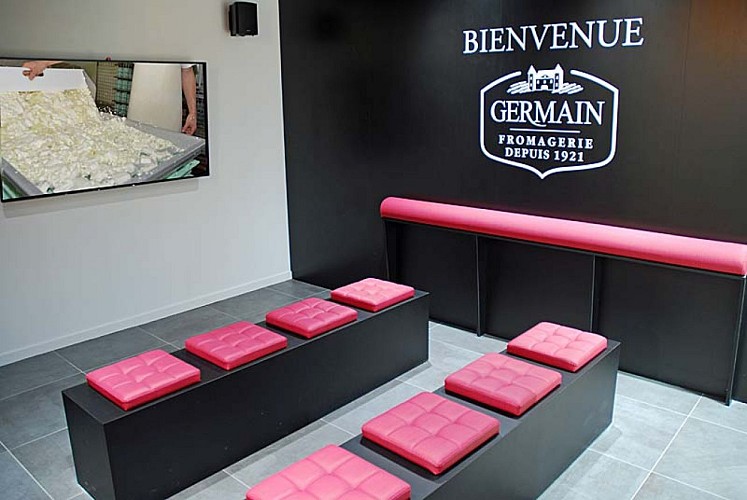 Fromagerie Germain - la salle video