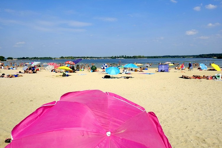 Plage de Giffaumont - Lac du Der en Champagne