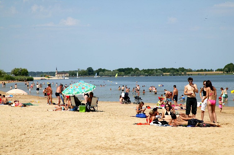 Plage de Giffaumont - Lac du Der en Champagne