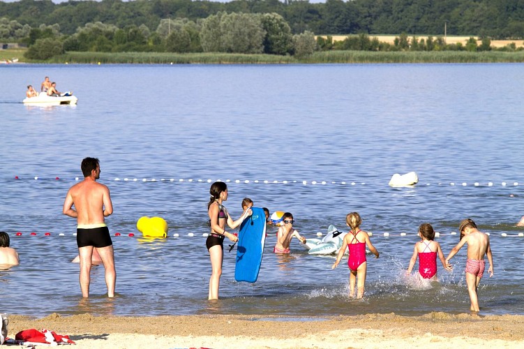Plage de Giffaumont - Lac du Der en Champagne