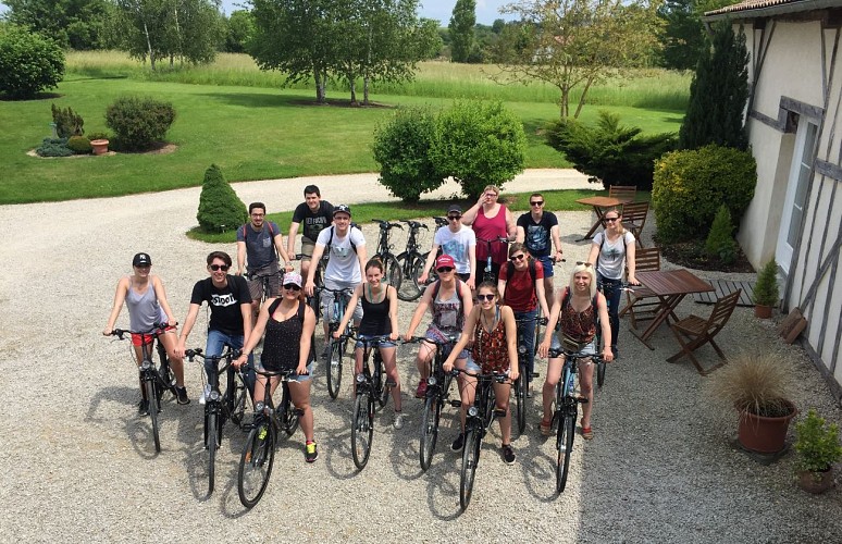 Escale Dorée - Lac du Der - groupe vélos