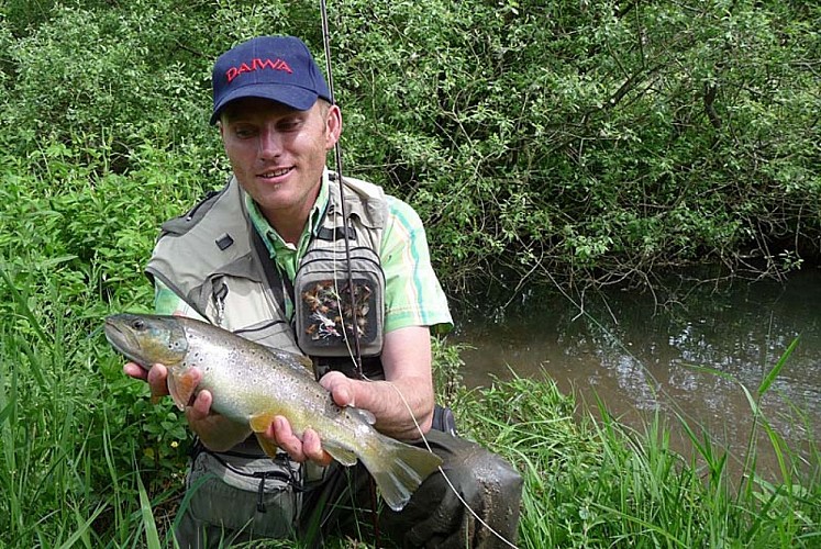 Michaël Probst moniteur guide de pêche professionnel