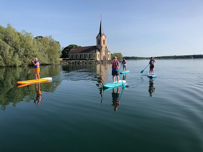Stand-up paddle 1 - Lac du Der en Champagne