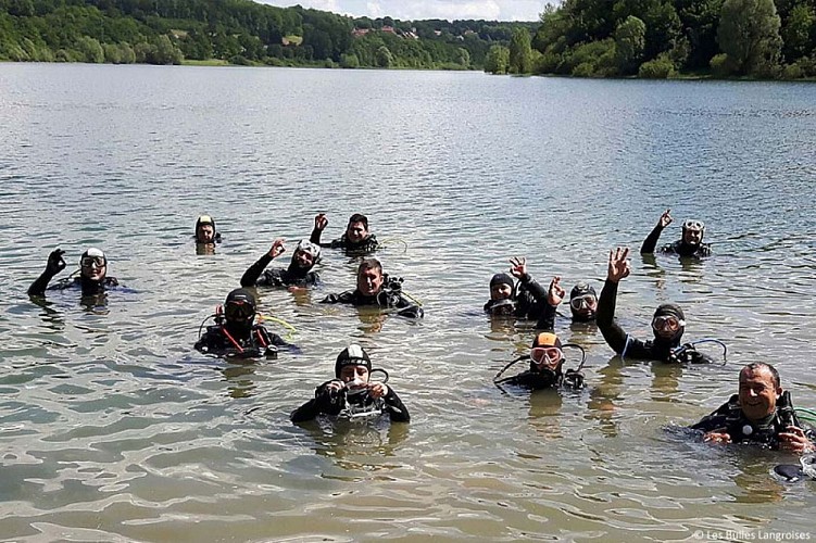 Plongee au lac de la mouche