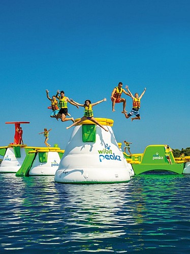 Structure Gonflable, Lake Park, Lac de la Liez, Peigney