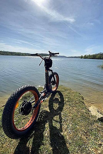 Lake trott au lac de la Liez