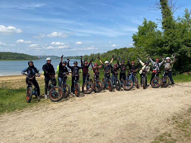 Lake trott au lac de la Liez