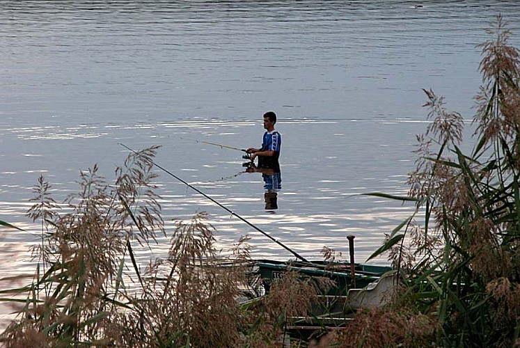 Pêche au lac de la Liez
