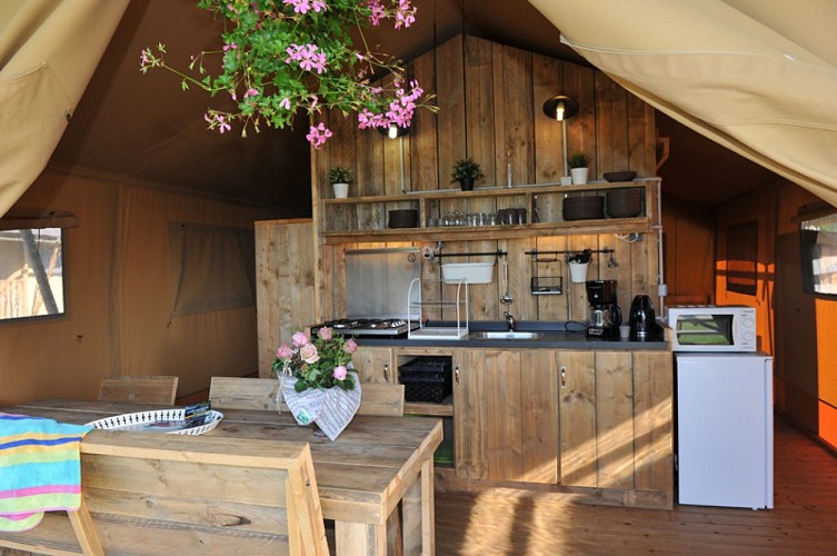 Camping de la Liez - Tente Safari