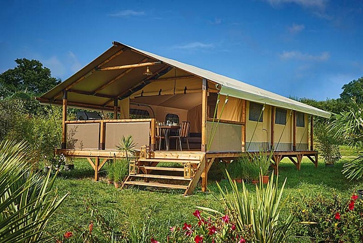 Camping du Lac de la Liez - Tente Kenya