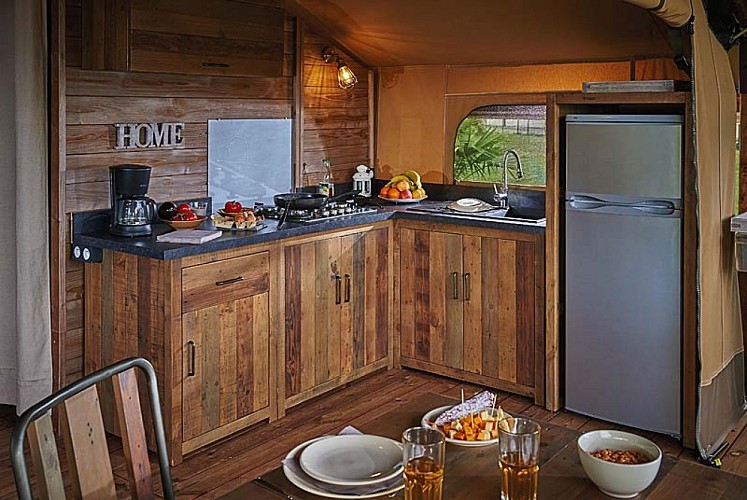 Camping du Lac de la Liez - Tente Kenya