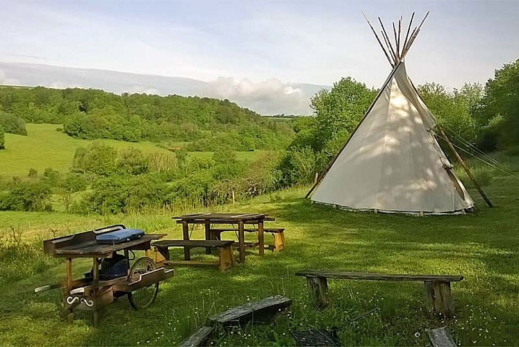 Tipi de l'Herberie de la Tille