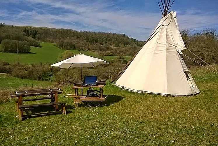 Tipi de l'Herberie de la Tille