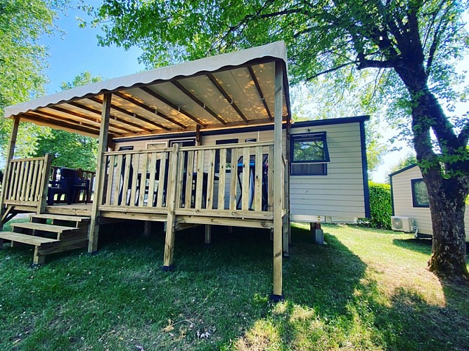 Ciela Privilège 2 chambres, au Camping de la Liez