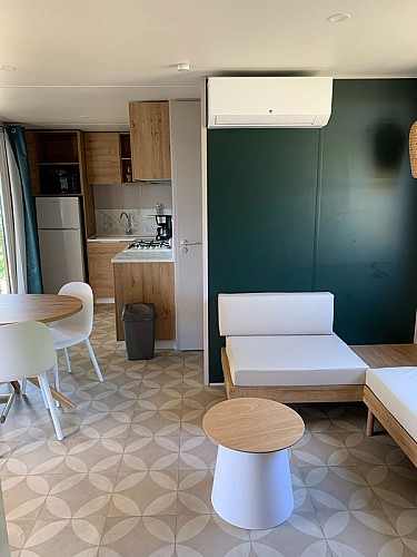 Ciela Privilège 2 chambres, au Camping de la Liez