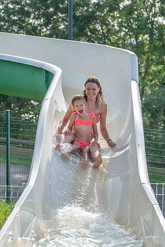 Tobbogan au Camping de la Liez