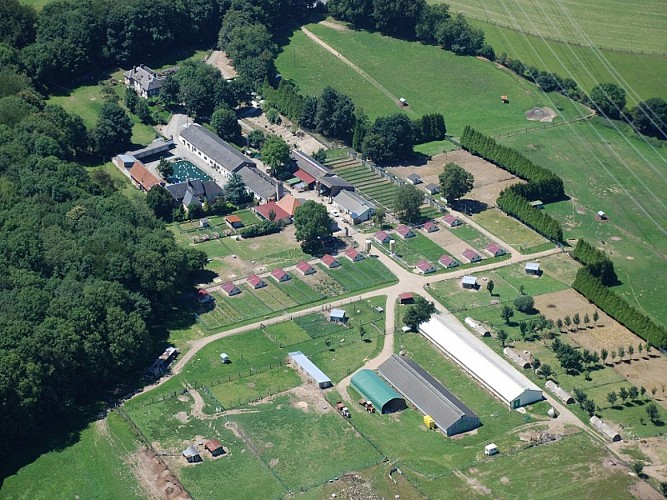 Vue aérienne - Ferme de Beaumont