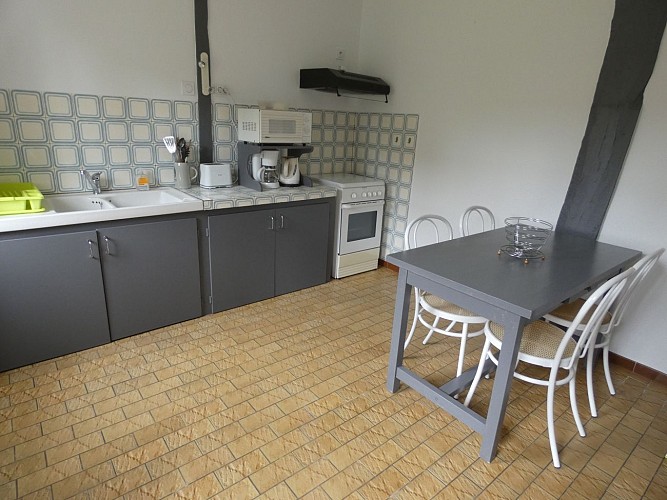 Cuisine du Gite de Jean 10402 à Horsarrieu avec les Gîtes de France Landes