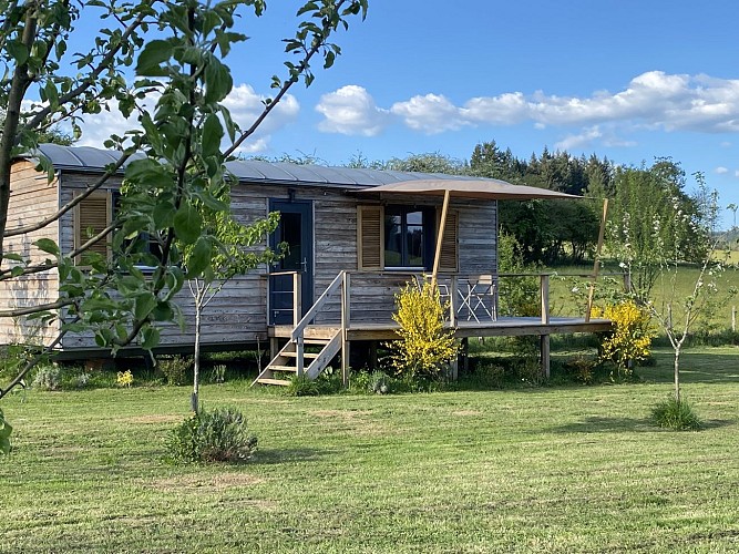 Roulotte du Verger, au coeur d'une belle nature.