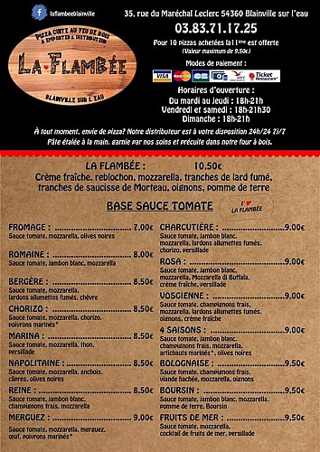 PIZZERIA LA FLAMBEE