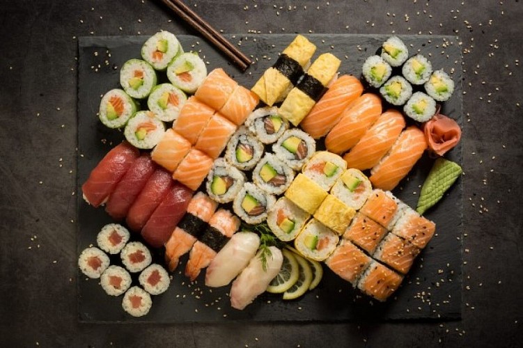 Restaurant japonais line sushi