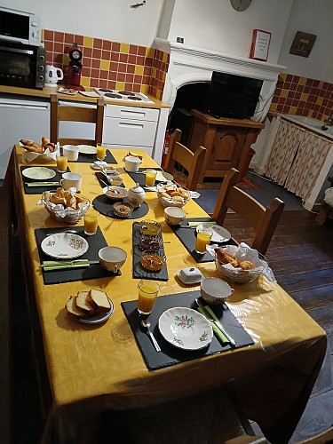 Petit déjeuner intérieur