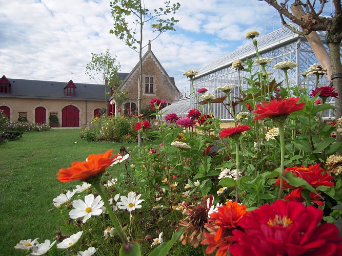 Départ Office de Tourisme Intercommunal et jardin potager