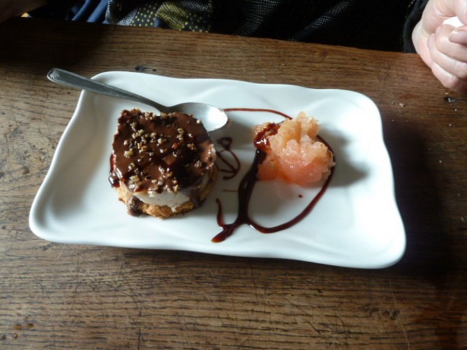 Dessert d'automne pomme chataigne noix