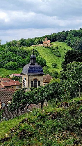 Source de la Reyssouze - Belvédère et vignes du Mont Rignat