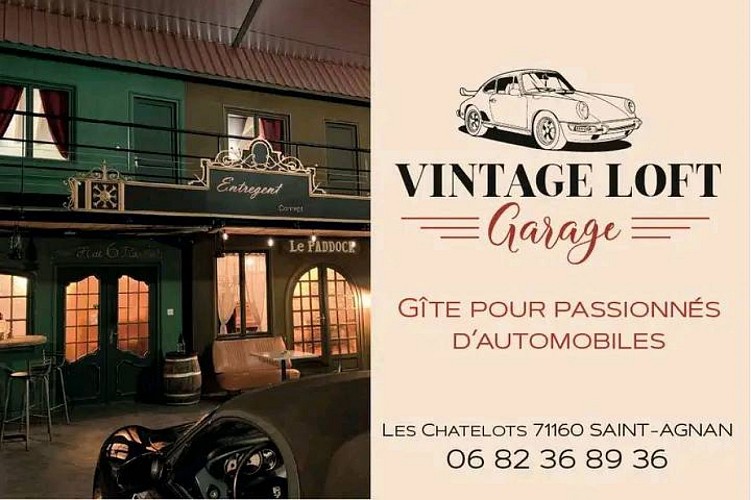 Le Vintage loft garage - Carte de Visite