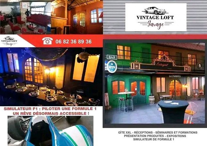 Le Vintage loft garage - Plaquette